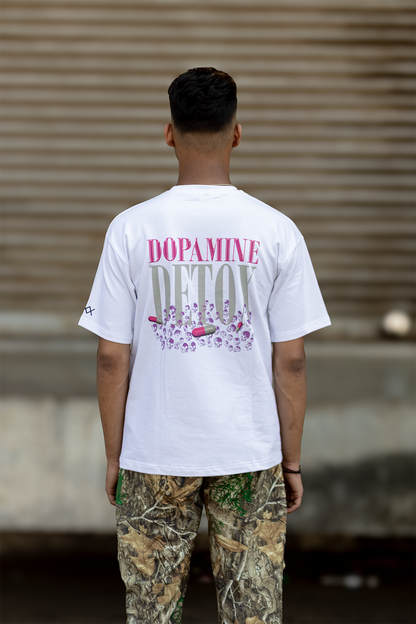 Dopamine Detox white tee