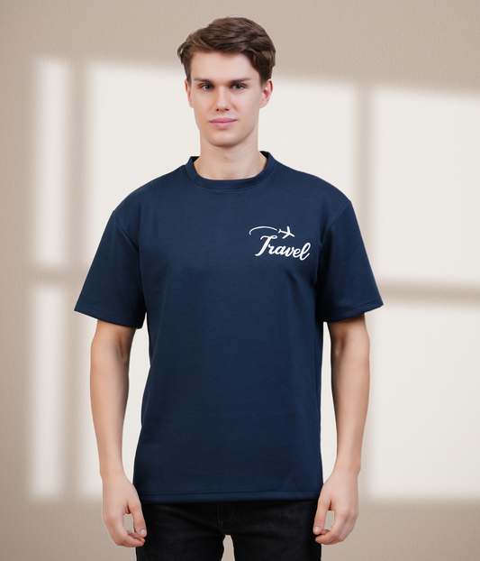 Travel Blue Oversized T-Shirt