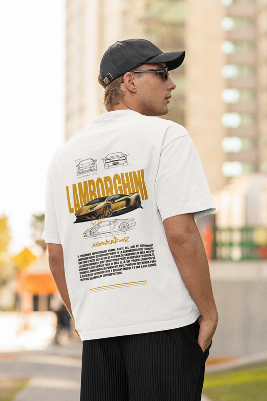 Lamborghini themed t-shirt