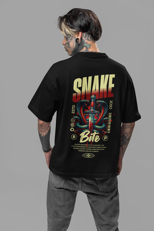 Snake Black tee