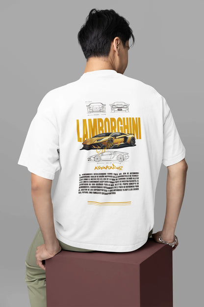 Lamborghini themed t-shirt