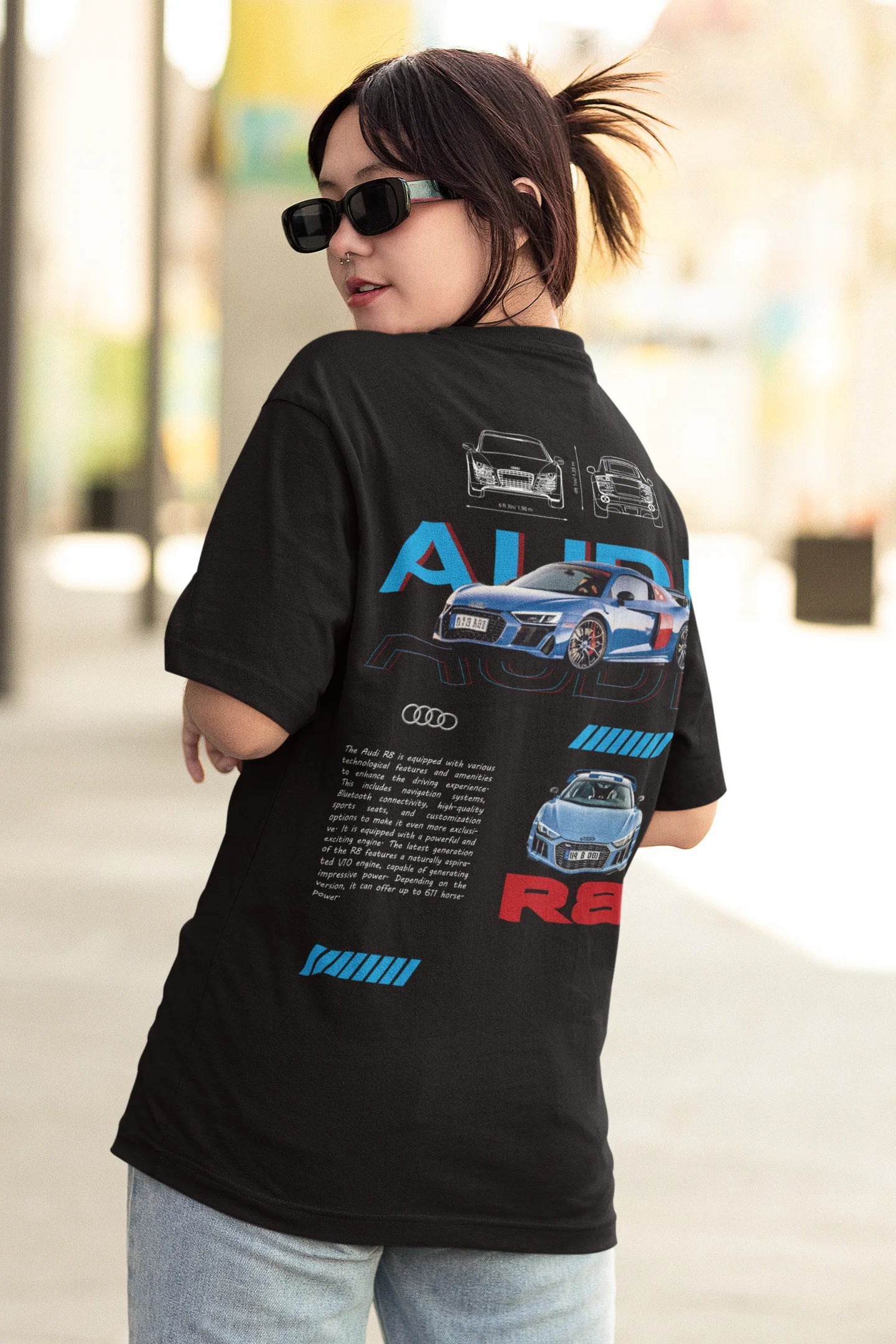 Audi R8 women's tee