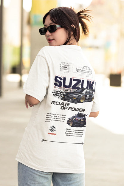 Suzuki white tee