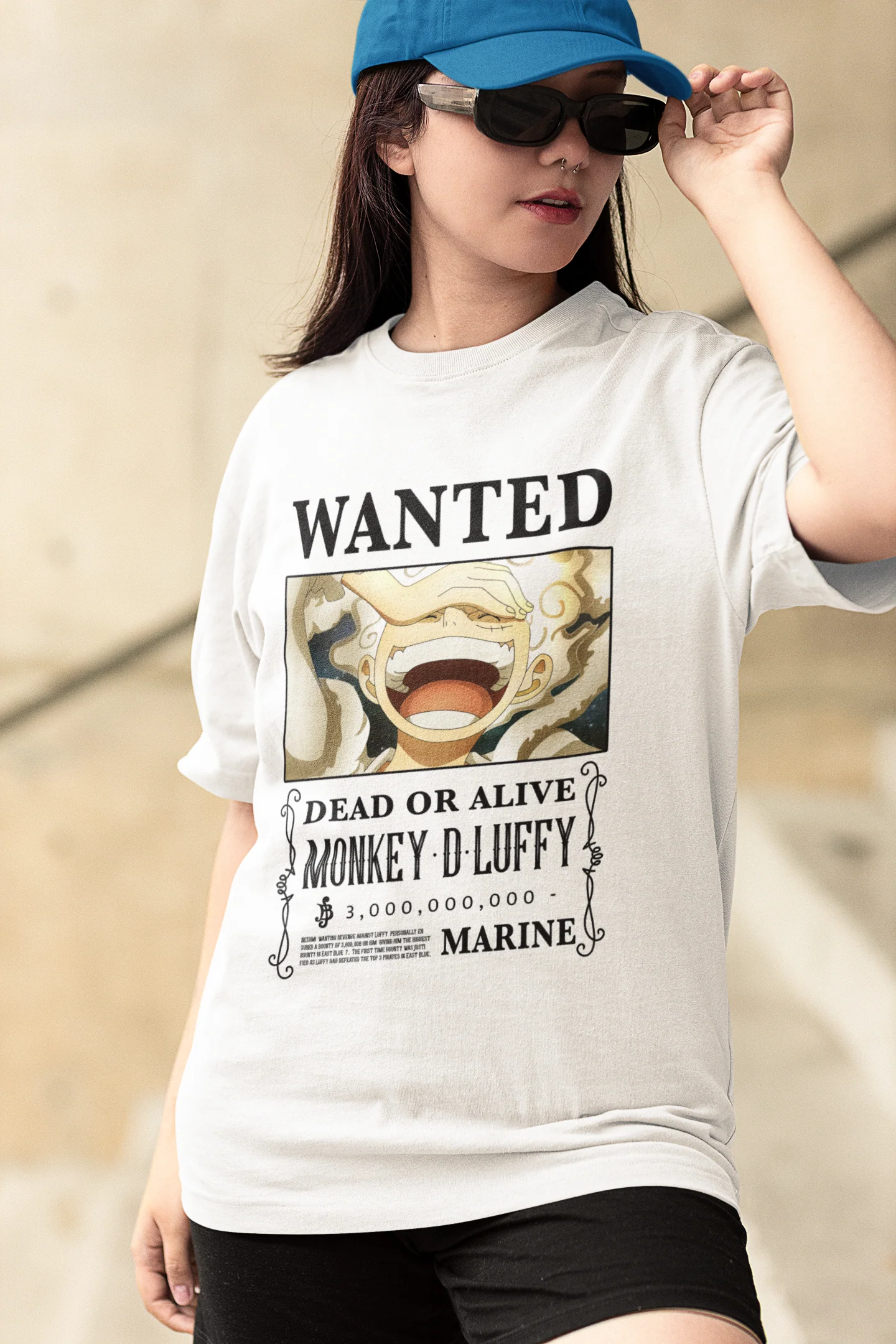 Luffy Wanted women's tee