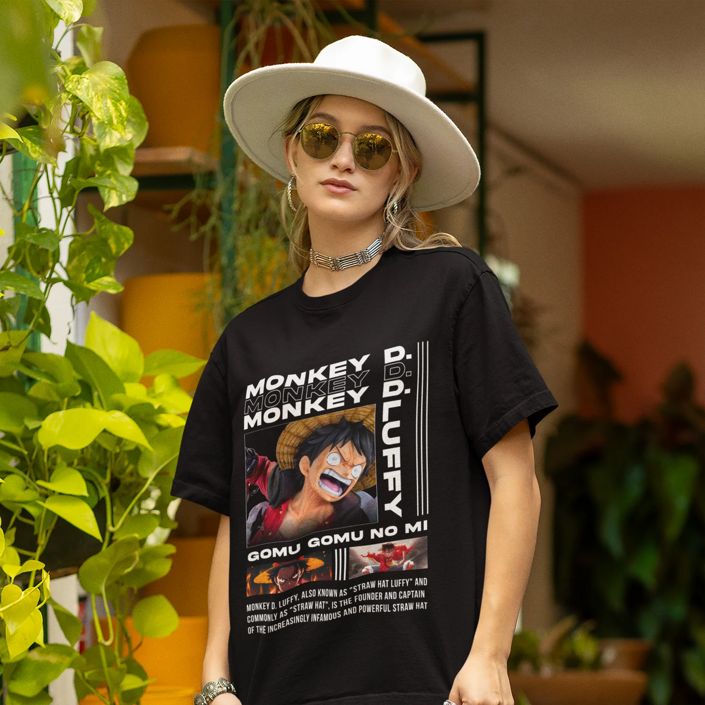 Monkey D Luffy women's tee