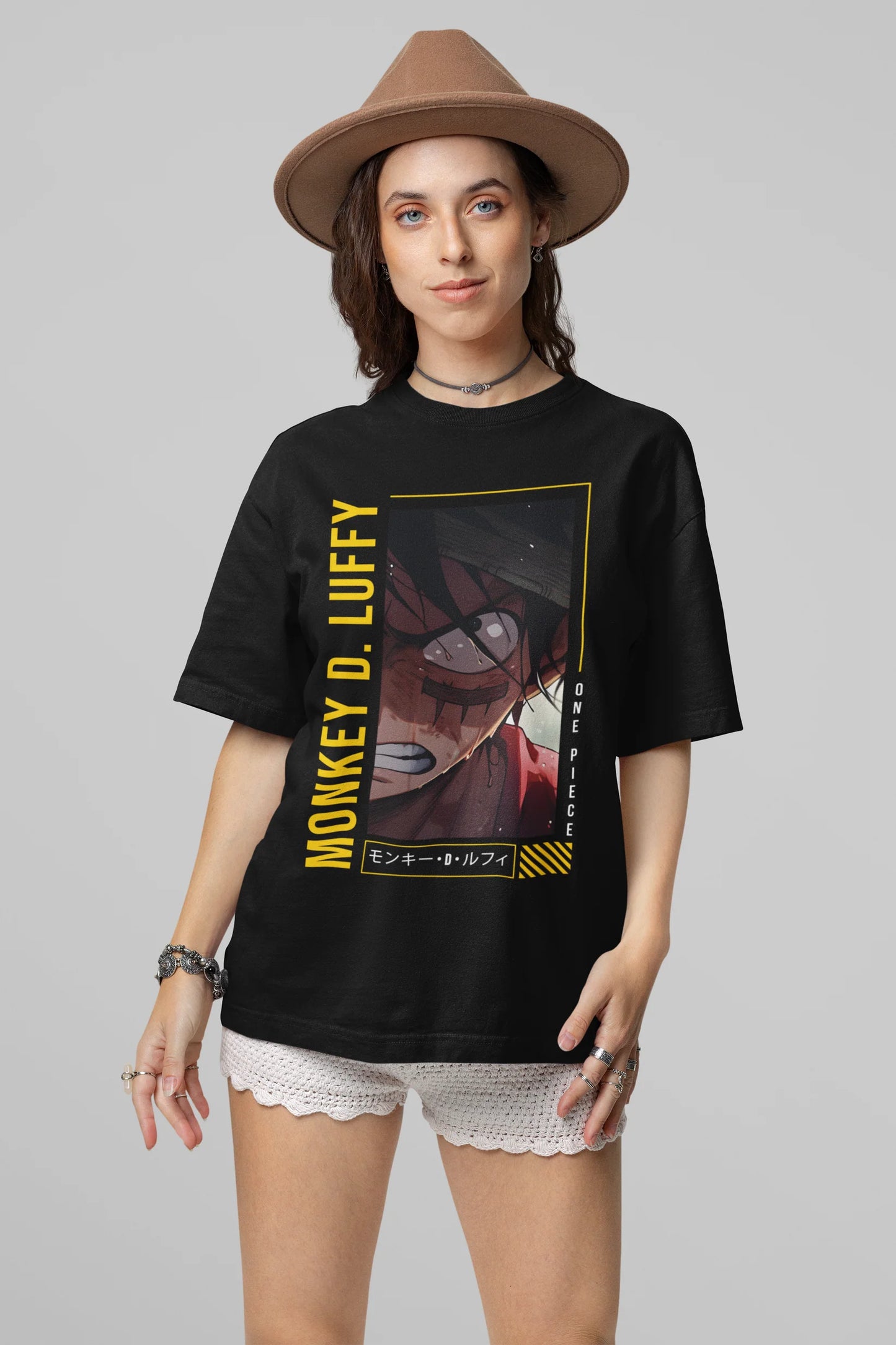 Monkey D Luffy women's premium